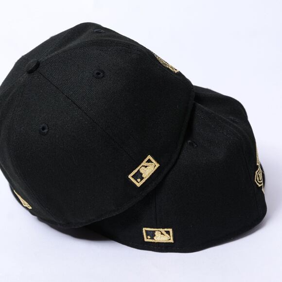 Kšiltovka New Era - 59FIFTY MLB Coops Metallic - LA Dodgers - Black / Gold