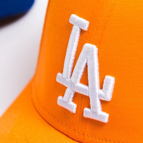 Dětská kšiltovka New Era 9FORTY Kids MLB League Essential Los Angeles Dodgers - Orange / White