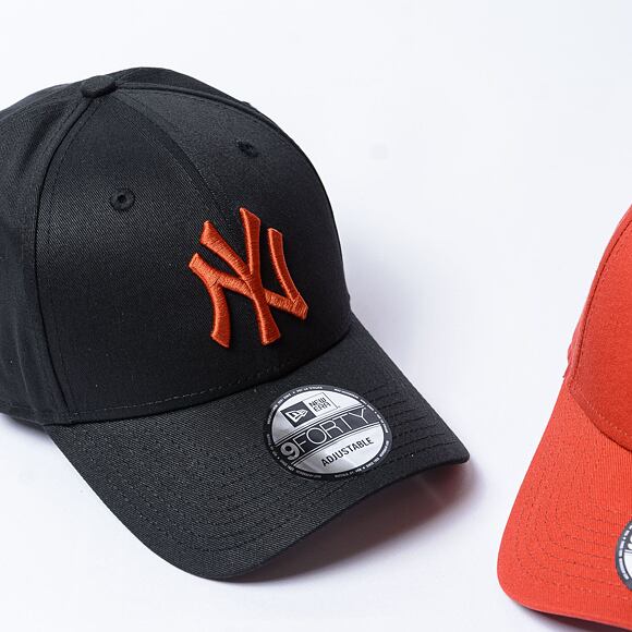 Kšiltovka New Era - 9FORTY League Essential - NY Yankees - Black / Dark Red