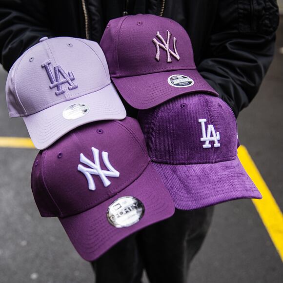 Kšiltovka New Era - 9FORTY MLB League Essential - NY Yankees - Purple / White