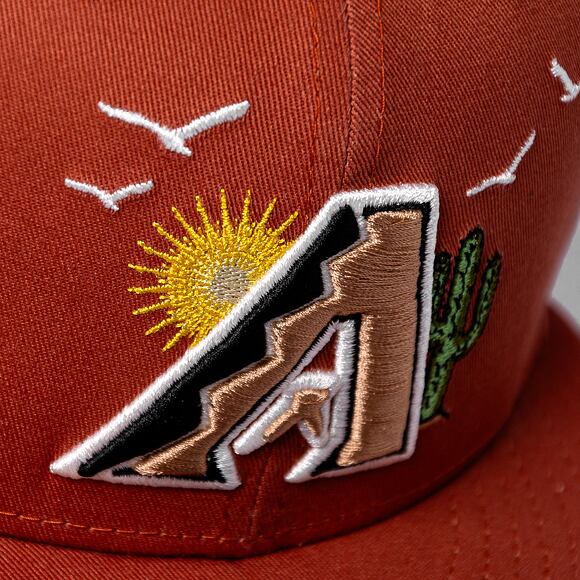 Kšiltovka New Era 9FIFTY MLB Summer Icon Arizona Diamondbacks Retro - Terracotta