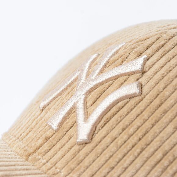 Kšiltovka New Era - 9FORTY Cord - NY Yankees - Beige