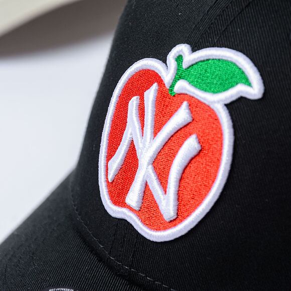 Dětská Kšiltovka New Era - 9FORTY Apple - NY Yankees - Black / White