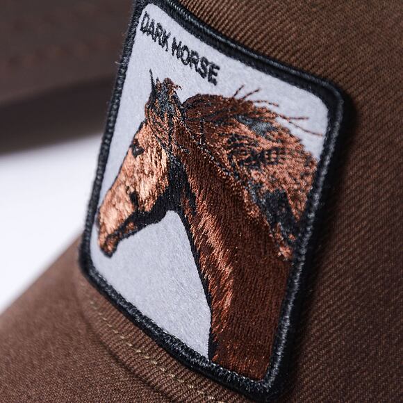 Kšiltovka Goorin Trucker - Dark Horse Field 100 - Brown