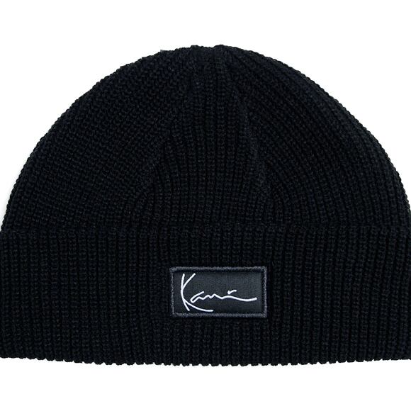 Kulich Karl Kani - Woven Signature Essential Fisherman Beanie - Black