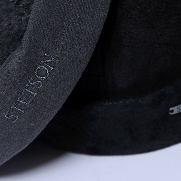 Docker Cap Stetson Docker Delave Organic Cotton Black