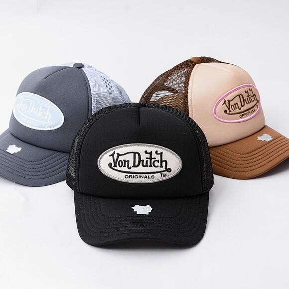 Kšiltovka Von Dutch Trucker Tampa Foam Brown/Pink