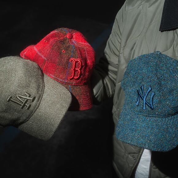 Kšiltovka New Era - 9TWENTY MLB Harris Tweed - NY Yankees - Navy