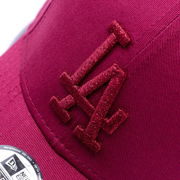 Dětská Kšiltovka New Era - MLB Metallic 9FORTY - LA Dodgers - Burgundy