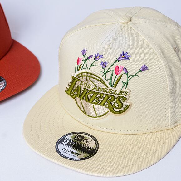 Kšiltovka New Era - 9FIFTY Seasonal Flower - LA Lakers - Stone