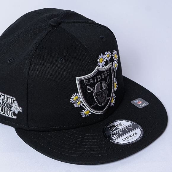 Kšiltovka New Era - 9FIFTY Seasonal Flower - Las Vegas Raiders - Black