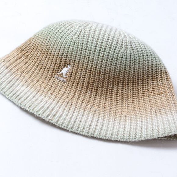 Klobouk Kangol - Stripe Knit Bucket - Tan Multi