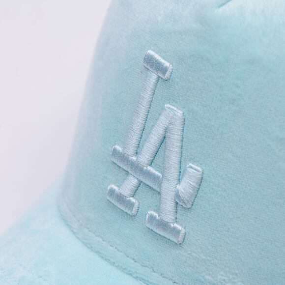 Kšiltovka New Era - MLB Velour 9FORTY Trucker - LA Dodgers - Mint Green