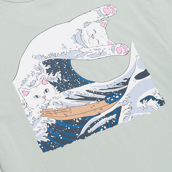 Triko Rip N Dip - Great Wave Tee - Sage Grey