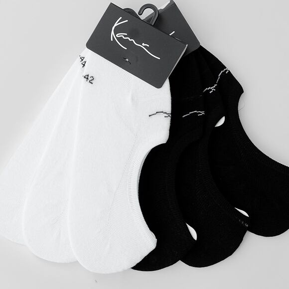 Ponožky Karl Kani Signature Invisible Socks 3 Pack white