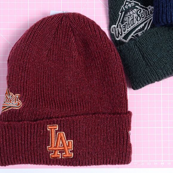 Kulich New Era - Knit Medium MLB Ws Patch Beanie - LA Dodgers - Cardinal