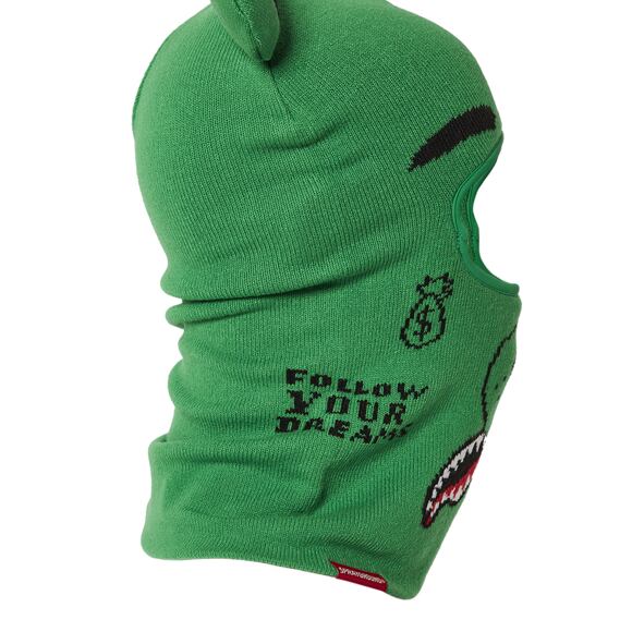 Kukla Sprayground - Green Money Bear Balaclava