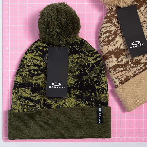 Kulich Oakley Printed Pom Beanie