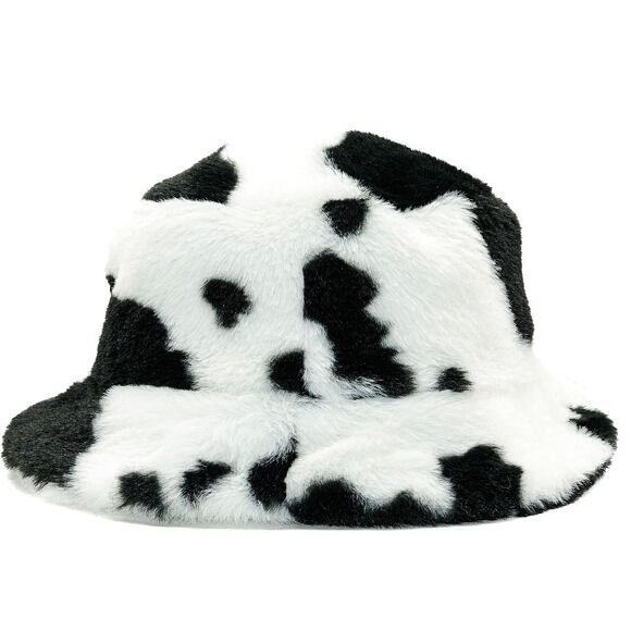 Klobouk Kangol - Faux Fur Bucket - Spotted Cow