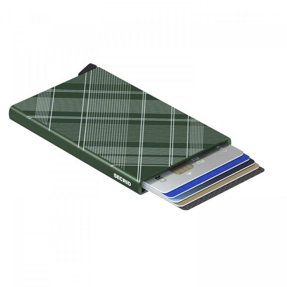 Pouzdro na karty Secrid Cardprotector Laser - Tartan Green