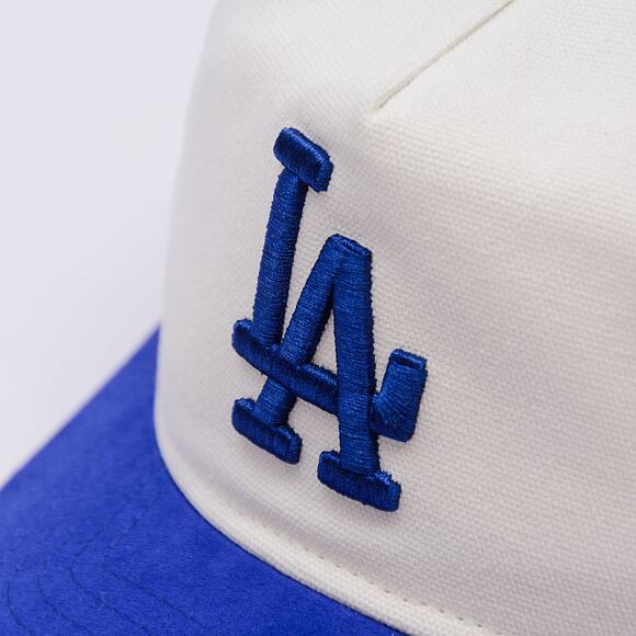 Kšiltovka New Era - MLB Script GOLFER - LA Dodgers - Cream / Dark Royal