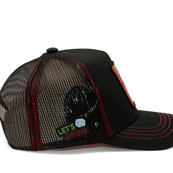 Kšiltovka Capslab Trucker - Bloody Mary - Black / Red