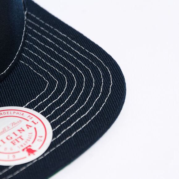 Kšiltovka Mitchell & Ness Contrast Natural Snapback Seattle Kraken Navy