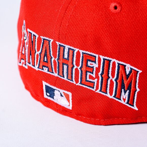 Kšiltovka New Era - 59FIFTY Upside-Down - Anaheim Angels - Scarlet