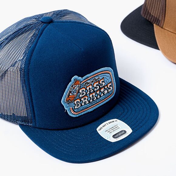 Kšiltovka Brixton - Bass Brains Boat HP Trucker - Washed Navy