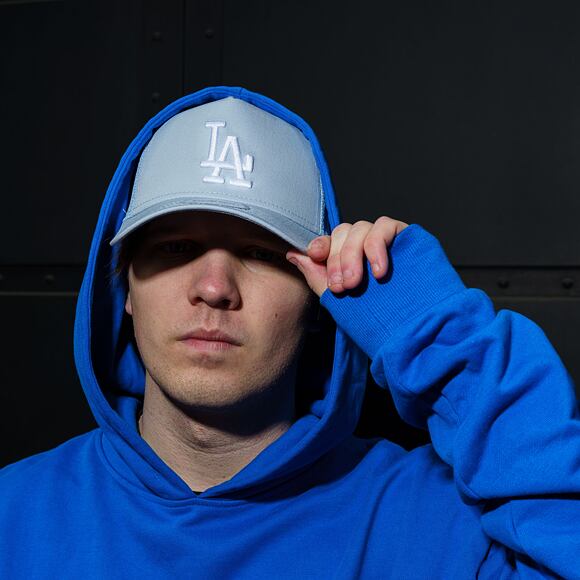 Kšiltovka New Era - MLB Essential 9FORTY Trucker - LA Dodgers - Pastel Blue / Navy