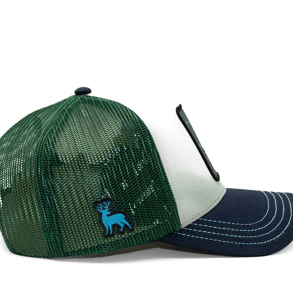 Kšiltovka Capslab Trucker - Deer - Forest - Green / Navy