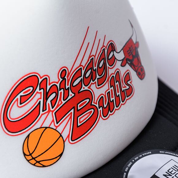 Kšiltovka New Era - 9FORTY Trucker Graphic - Chicago Bulls - Black / Red