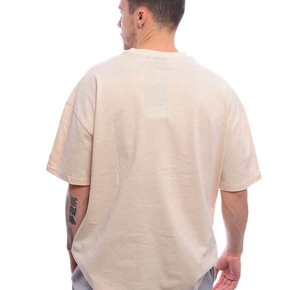 Triko New Era - Flag Oversized Tee - Cream / Grey