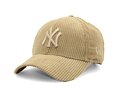 Kšiltovka New Era - 9FORTY Cord - NY Yankees - Beige