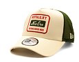 Kšiltovka New Era - Patch 9FORTY Trucker - Cream / New Olive