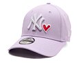 Dětská Kšiltovka New Era - MLB Heart 9FORTY - NY Yankees - Lila / White