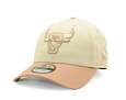 Kšiltovka New Era - 9FORTY Color Block - Chicago Bulls - Beige