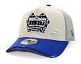 Kšiltovka New Era - Motosport 9FORTY Trucker - Cream / Light Royal