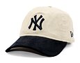 Kšiltovka New Era - MLB Distressed 9TWENTY - NY Yankees - Cream / Navy