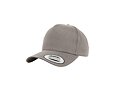 Kšiltovka Yupoong 5-Panel Curved Classic Snapback grey