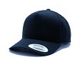 Kšiltovka Yupoong 5-Panel Curved Classic Snapback black