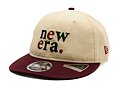 Kšiltovka New Era - Contrast Visor 9FIFTY Retro Crown - Cream / Maroon