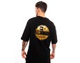 Triko New Era - Sticker Oversized Tee - Black / Gold