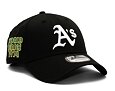 Kšiltovka New Era 9FORTY MLB Patch Oakland Athletics Cooperstown Black / Kelly Green