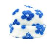 Kulich Kangol - Floral Fleece Beanie - White/Blue