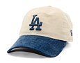 Kšiltovka New Era - MLB Cord 9TWENTY - LA Dodgers - Cream / Dark Royal