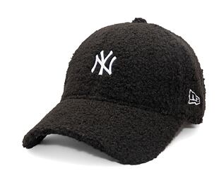 Dámská Kšiltovka New Era - 9FORTY Womens MLB Borg - NY Yankees - Black / White