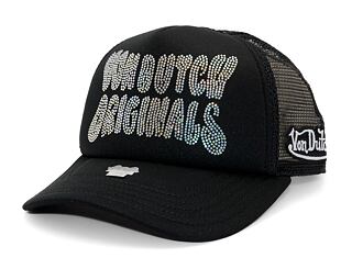 Kšiltovka Von Dutch - Trenton Trucker  - Polyester Foam - Black/Mermaid