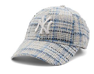 Dámská Kšiltovka New Era - MLB Tweed 9FORTY - NY Yankees - Majestic Blue