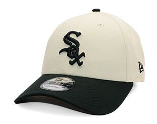 Kšiltovka New Era - MLB Color Block 9FORTY - Chicago White Sox - Cream / Black